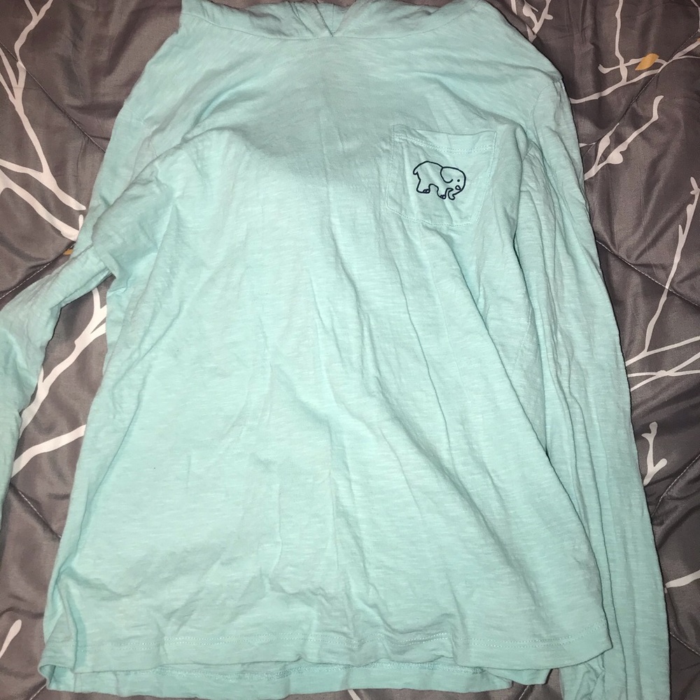 teal ivory ella pull over